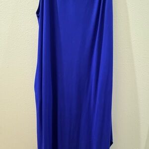 Zenana Outfitters High Low Dress in Royal Blue